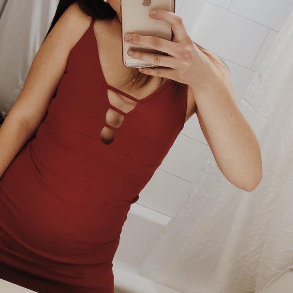 Forever 21 Red Bodycon Dress